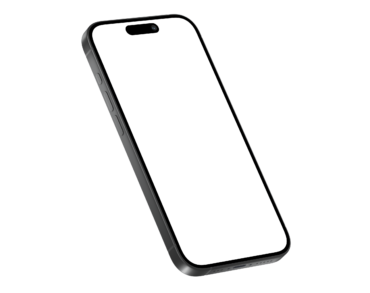 mock-up apple iphone 15 black design